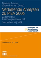 Baumert, Baumert, Jürgen Baumert, Manfre Prenzel, Manfred Prenzel - Vertiefende Analysen zu PISA 2006