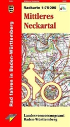 Landesamt für Geoinformation und Landentwicklung B, Landesam für Geoinformation und Landentwi, Lg, LGL - Radkarten Baden-Württemberg: Mittleres Neckartal