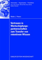 Malte Peters, Malte L. Peters, Michael Reiss, Claus Steinle, Stephan Zelewski - Vertrauen in Wertschöpfungspartnerschaften zum Transfer von retentivem Wissen