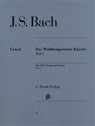 Johann S. Bach, Johann Sebastian Bach, Ernst-Günter Heinemann - Das Wohltemperierte Klavier, mit Fingersätzen - 1: Johann Sebastian Bach - Das Wohltemperierte Klavier Teil I BWV 846-869