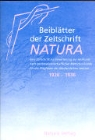Ita Wegman - Beiblätter der Zeitschrift Natura