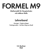 Walter Sailer, Engelbert Vollath, Engelberth Vollath, Simon Weidner - Formel, Mathematik f&uuml;r Hauptschulen in Bayern, Neuausgabe: Formel / Formel M LB 9 - alt
