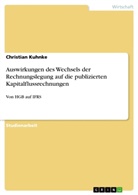 Christian Kuhnke - Auswirkungen des Wechsels der Rechnungslegung auf die publizierten Kapitalflussrechnungen