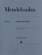 Felix Mendelssohn Bartholdy, Felix Mendelssohn-Bartholdy, Rudolf Elvers, Ernst Herttrich - Felix Mendelssohn Bartholdy - Klavierwerke, Band III - Lieder ohne Worte