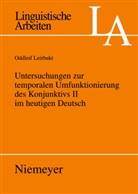 Oddleif Leirbukt - Untersuchungen zur temporalen Umfunktionierung des Konjunktivs II im heutigen Deutsch