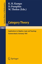 K. H. Kamps, Pumplün, D Pumplün, D. Pumplün, W Tholen, W. Tholen - Category Theory