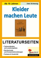 Gottfried Keller, Uwe Schwesig - Gottfried Keller 'Kleider machen Leute', Literaturseiten