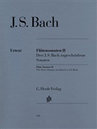 Johann S. Bach, Johann Sebastian Bach, Hans Eppstein - Sonaten für Flöte und Klavier (Cembalo) - 2: Johann Sebastian Bach - Flötensonaten, Band II (Drei J. S. Bach zugeschriebene Sonaten)