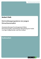 Herbert Flath - Entwicklungsregulation im jungen Erwachsenenalter