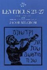 Jacob Milgrom, Milgrom Jacob - Leviticus 23-27