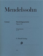 Felix Mendelssohn Bartholdy, Ernst Herttrich - Felix Mendelssohn Bartholdy - Streichquartette op. 44