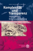 Ernst R Schwinge, Ernst Richard Schwinge, Ernst-Richard Schwinge - Komplexität und Transparenz