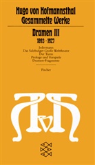 Hugo Hofmannsthal, Hugo von Hofmannsthal, Rudol Hirsch, Rudolf Hirsch, Schoeller, Schoeller - Dramen. Tl.3