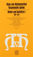 Hugo Hofmannsthal, Hugo von Hofmannsthal - Reden und Aufsätze. Tl.1