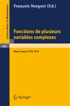 François Norguet - Fonctions de Plusieurs Variables Complexes