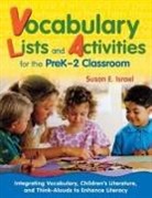 Susan E. Israel - Vocabulary Lists and Activities for the Prek-2 Classroom