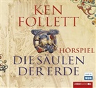 Ken Follett, Ernst Jacobi, Günther Lamprecht, Christian Redl, Gisela Trowe - Die Säulen der Erde, 7 Audio-CDs (Hörbuch)