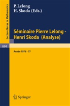 P Lelong, P. Lelong, Skoda, H. Skoda - Séminaire Pierre Lelong - Henri Skoda (Analyse)