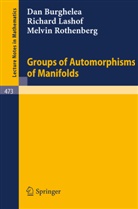 D. Burghelea, R. Lashof, E. Pedersen, M. Rothenberg - Groups of Automorphisms of Manifolds
