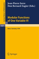 J. -P. Serre, J.-P. Serre, D. B. Zagier, Don B. Zagier - Modular Functions of One Variable VI
