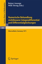 Ansorge, R Ansorge, R. Ansorge, Rainer Ansorge, Törnig, Törnig... - Numerische Behandlung nichtlinearer Integrodifferential- und Differentialgleichungen