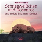 Wolf D Storl, Wolf-Dieter Storl - Schneeweißchen und Rosenrot, 1 Audio-CD (Hörbuch)