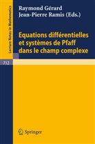 E. Gerard, J. -P. Ramis, J.-P. Ramis - Equations Differentielles et Systemes de Pfaff dans le Champ Complexe I