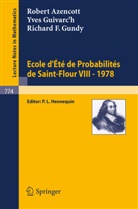 Azencott, R Azencott, R. Azencott, Guivarc'h, Y Guivarc'h, Y. Guivarc'h... - Ecole d'Ete de Probabilites de Saint-Flour VIII, 1978