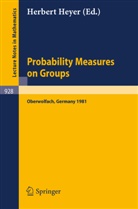 H. Heyer - Probability Measures on Groups