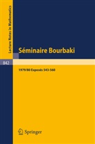 N. Bourbaki, Springer - Séminaire Bourbaki