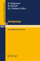 H. Jürgensen, M. Petrich, H. J. Weinert, H.J. Weinert - Semigroups