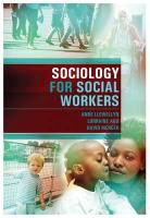 Lorraine Agu, Anne Llewellyn, Anne Mercer Llewellyn, David Mercer - Sociology for Social Workers