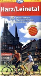 ADFC Radtourenkarten: ADFC-Radtourenkarte Harz, Leinetal