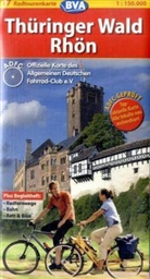 ADFC Radtourenkarten: ADFC-Radtourenkarte Thüringer Wald, Rhön