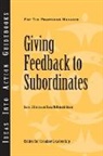 Raoul J. Buron, Center for Creative Leadership (CCL), Dana McDonald-Mann - Giving Feedback to Subordinates