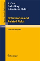 Roberto Conti, Ennio de Giorgi, Franco Giannessi, Ennio de Giorgi - Optimization and Related Fields