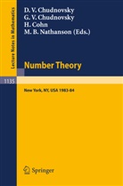 David V. Chudnovsky, Gregory V. Chudnovsky, Harvey Cohn, Melvyn B. Nathanson - Number Theory
