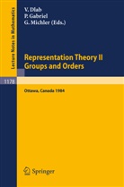 Vlastimil Dlab, Peter Gabriel, Gerhard Michler - Representation Theory II. Proceedings of the Fourth International Conference on Representations of Algebras, held in Ottawa, Canada, August 16-25, 1984