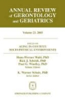 h scheidt Wahl, Rick Scheidt, Hans-Werner Wahl, Paul Windley - Annual review of gerontology 2003