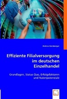 Andrea Gensberger, Andrea Gensberger - Effiziente Filialversorgung im deutschen Einzelhandel