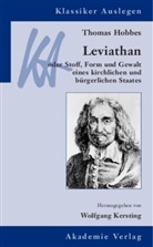 Thomas Hobbes, Wolfgan Kersting, Wolfgang Kersting - Thomas Hobbes: Leviathan