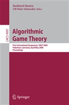Burkhar Monien, Burkhard Monien, Schroeder, Schroeder, Ulf-Peter Schroeder - Algorithmic Game Theory