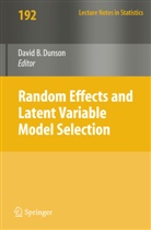 David Dunson, Davi Dunson, David Dunson, David B. Dunson - Random Effect and Latent Variable Model Selection