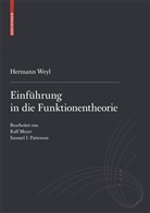Hermann Weyl, Ralf Meyer, Samuel J. Patterson - Einführung in die Funktionentheorie
