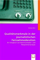 Andreas Korn - Qualitätsmerkmale in der journalistischen Fernsehmoderation