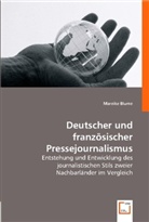Mareike Blume - Deutscher und französischer Pressejournalismus