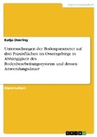 Katja Doering - Untersuchungen der Bodenparameter auf drei Praxisflächen im Osterzgebirge in Abhängigkeit des Bodenbearbeitungssystems und dessen Anwendungsdauer