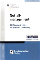 BS -  Bundesamt für Sicherheit in d - Notfallmanagement