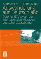 Andrea Ette, Andreas Ette, Lenore Sauer - Auswanderung aus Deutschland