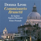 Donna Leon, Christoph Lindert - Zwei Fälle für Commissario Brunetti, 2 Audio-CD (Hörbuch)